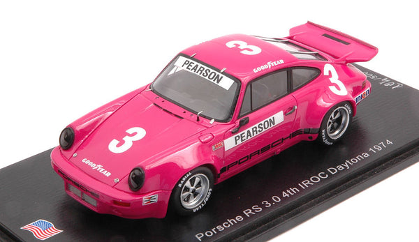 PORSCHE RS 3.0 N.3 4th IROC DAYTONA 1974 DAVID PEARSON 1:43