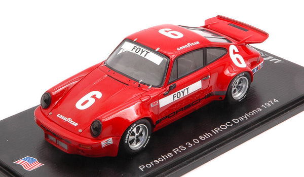 PORSCHE RS 3.0 N.6 6th IROC DAYTONA 1974 ANTHONY JOSEPH FOYT 1:43