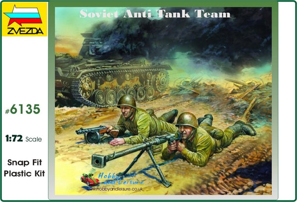 SOVIET ANTI TANK TEAM WWII KIT 1:72