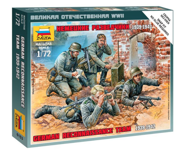 GERMAN RECONNAISSANCE TEAM WWII KIT 1:72