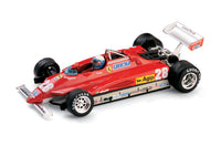 فيراري 126 C2 D.PIRONI 1982 الفائز سان مارينو GP N.28 W/PILOTE 1:43