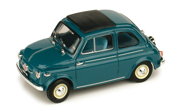 FIAT NUOVA 500 TETTO APRIBILE CHIUSA 1959 BLU MEDIO 1:43