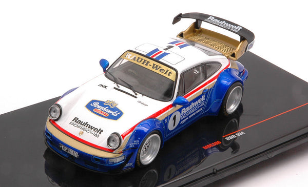 PORSCHE 964 RWB RAUH-WELT WHITE-BLUE 1:43