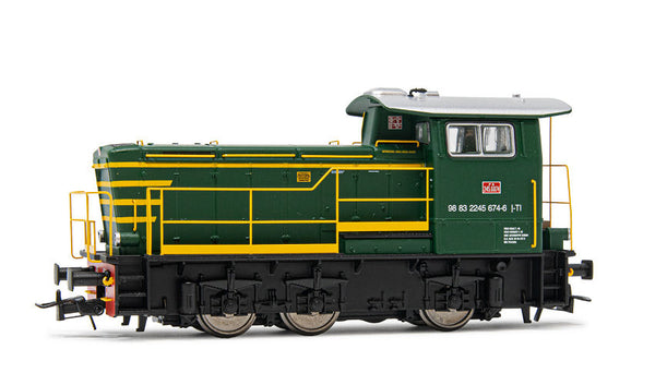 FS DIESEL LOCOMOTIVA D.245 LIVERY W/MODERN HANDRAILS EP.VI H0 1:87