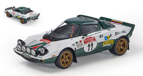 LANCIA STRATOS HF N.11 WINNER SANREMO 1975 WALDEGARD-THORSZELIUS 1:18