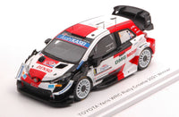 TOYOTA YARIS WRC N.1 WINNER RALLY CROATIA 2021 S.OGIER-J.INGRASSIA 1:43