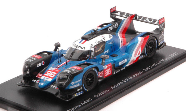 ALPINE A480 N.36 3rd LM 2021 NEGRAO-LAPIERRE-VAXIVIERE 1:43