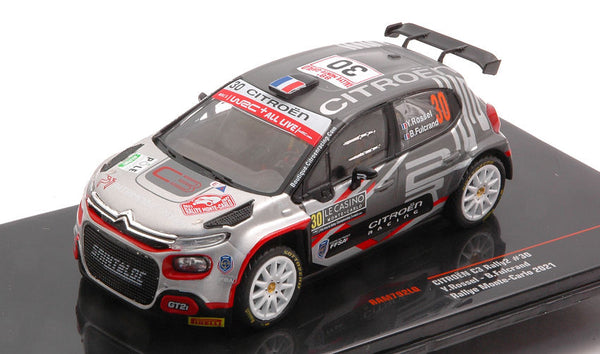 CITROEN C3 RALLY 2 N.30 RALLY MONTE CARLO 2021 ROSSEL/FULCRAND 1:43