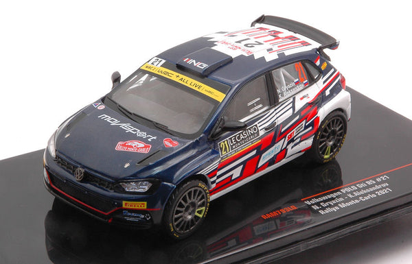 VW POLO GTI R5 N.21 RALLY MONTE CARLO 2021 GRYAZIN/ALEKSANDROV 1:43