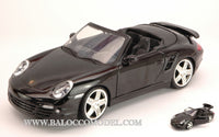 PORSCHE 911 (997) TURBO CABRIO 2005 BLACK 1:24