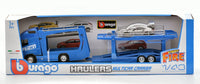 VOLVO FH16 GLOBETROTTER 750 XXL BLUE + PORSCHE 911 GT2 1:43