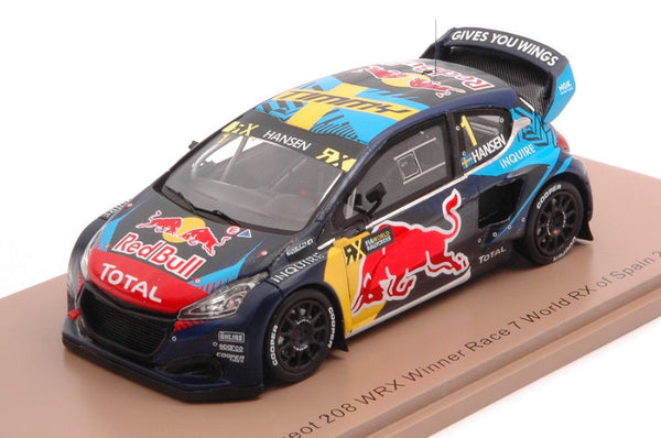 PEUGEOT 208 WRX N.1 WINNER RACE 7 SPAIN 2020 TIMMY HANSEN 1:43