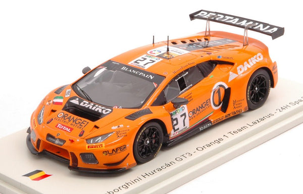 LAMBORGHINI HURACAN GT3 N.27 24 H SPA 2017 FILIPPI-POHLER-CRESTANI 1:43