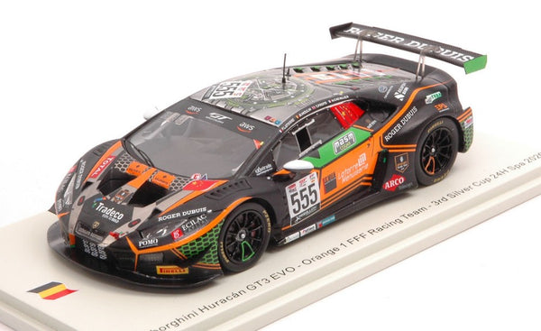 LAMBORGHINI HURACAN GT3 N.555 3rd SILVER CUP 24 H SPA 2020 MOULIN-PROTO-