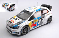 VW POLO R WRC N.8 RALLY CATALUN.2013 NIGHT LIGHTS OGIER-INGRASSIA 1:18