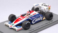 TOLEMAN TG184  PIERLUIGI MARTINI 1984 N.20 PRACTICE ITALIAN GP 1:43