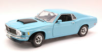 FORD MUSTANG BOSS 429 1970 LIGHT BLUE 1:18