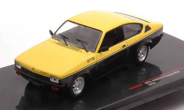 OPEL KADETT C COUPE GT/E 1976 YELLOW/BLACK 1:43