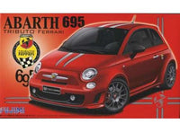 FIAT NUOVA 500 ABARTH 695 TRIBUTO FERRARI RED KIT 1:24