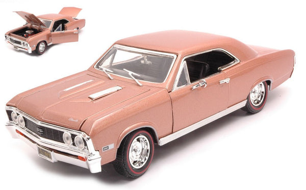 CHEVROLET CHEVELLE SS396 1967 GOLDEN BROWN 1:18