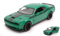 DODGE CHALLANGER SRT HELLCAT 2018 GREEN 1:24