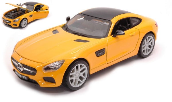 MERCEDES AMG GT YELLOW 1:24