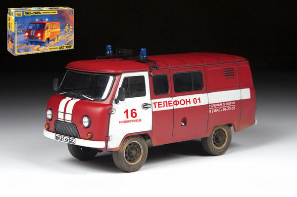 UAZ 3909 FIREFIGHTER CAR KIT 1:43