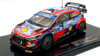 HYUNDAI i20 COUPE WRC N.8 ARCTIC RALLY FINLAND 2021 TANAK-JARVEOJA 1:43