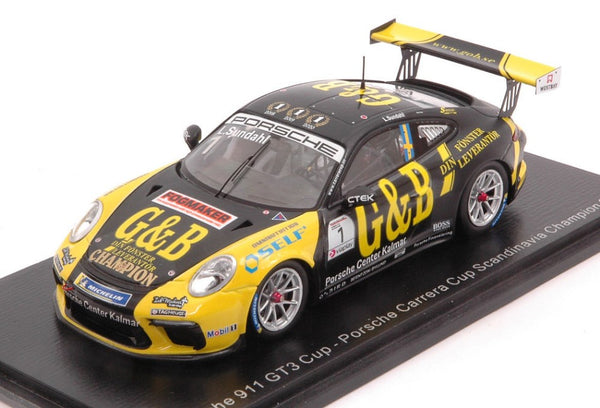 PORSCHE 911 GT3 N.1 CARRERA CUP CHAMPION 2020 LUKAS SUNDAHL 1:43