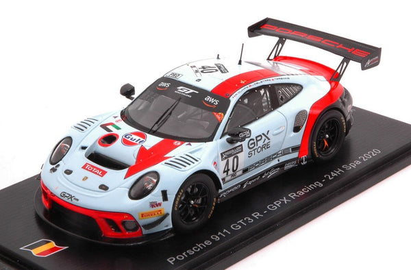 PORSCHE 911 GT3 N.40 24 H SPA 2020 DUMAS-DELETRAZ-PREINING 1:43