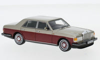 ROLLS ROYCE SILVER SPIRIT MET.BEIGE/MET.DARK RED 1987 1:43