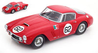 FERRARI 250 GT SWB N.62 WINNER COPPA INTER-EUROPA MONZA 1960 ABATE 1:18