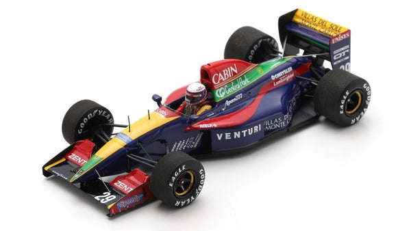 Venturi Larousse LC92 1:43 - Bertrand Gachot MONACO GP  - Spark