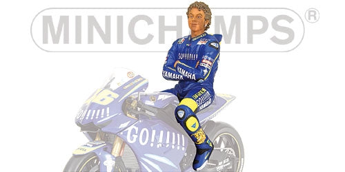 Driver Figure 1/12 - Valentino Rossi World Champion 2004 - Minichamps