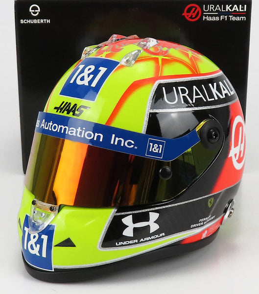 ميك شوماخر - خوذة - Team Uralkali VF-21 n.47 (2021) 1:2 - Silverstone GP - خوذة Schuberth 