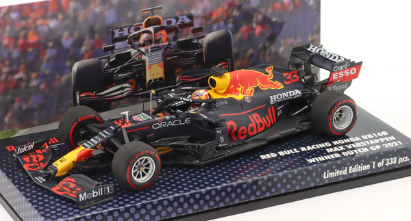Red Bull - F1 RB16B n.33 (2021) 1:43 - Winner Dutch GP - Max Verstappen - Minichamps