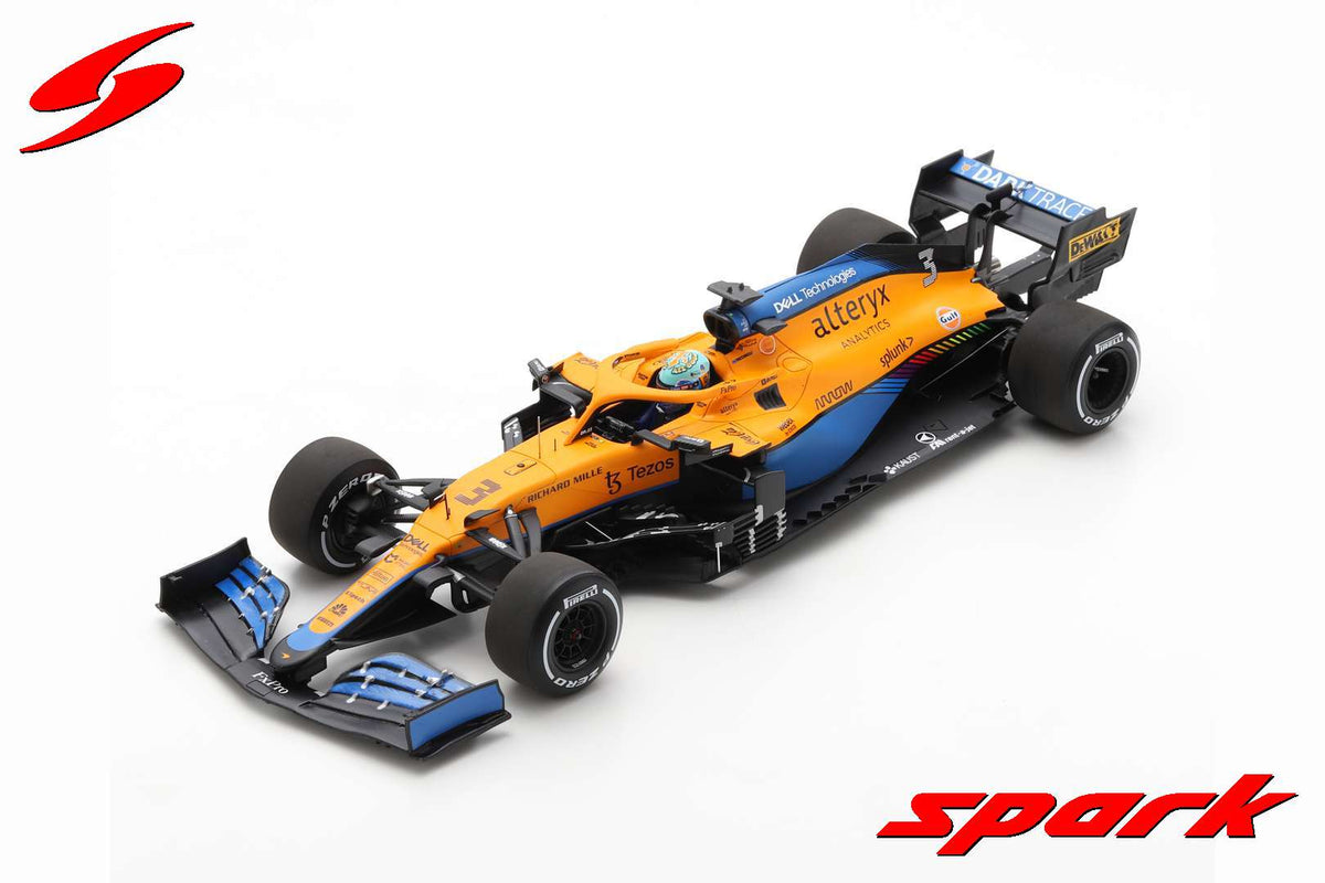 McLaren MCL35L 1:18 - Daniel Ricciardo - Winner Gp Monza 2021 - Spark ...