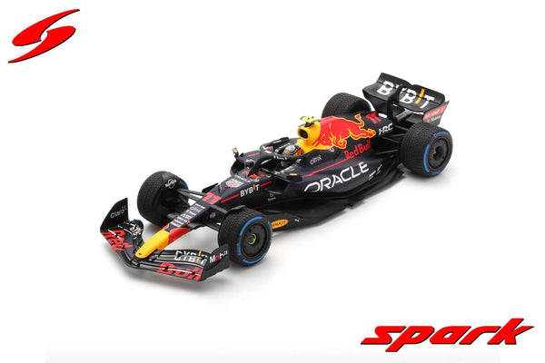Red Bull - F1 RB18 Team Oracle Red Bull Racing n.11 (2022) 1:18 - Winner Monaco GP - Sergio Perez - With Showcase - Special Box - Spark