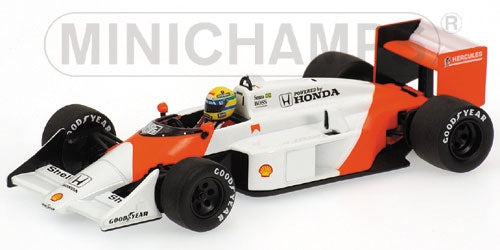売れ筋がひクリスマスプレゼント！ Testcar - MP4/3 Honda McLaren (1987) Senna A. - 1:43 ミニカー