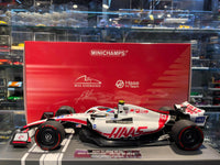 HAAS - F1 VF-22 - (2022) 1:18 - British GP - Mick Schumacher - Minichamps