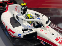 HAAS VF-22 البحرين GP - (2022) 1:18 - ميك شوماخر - ميني تشامبس 