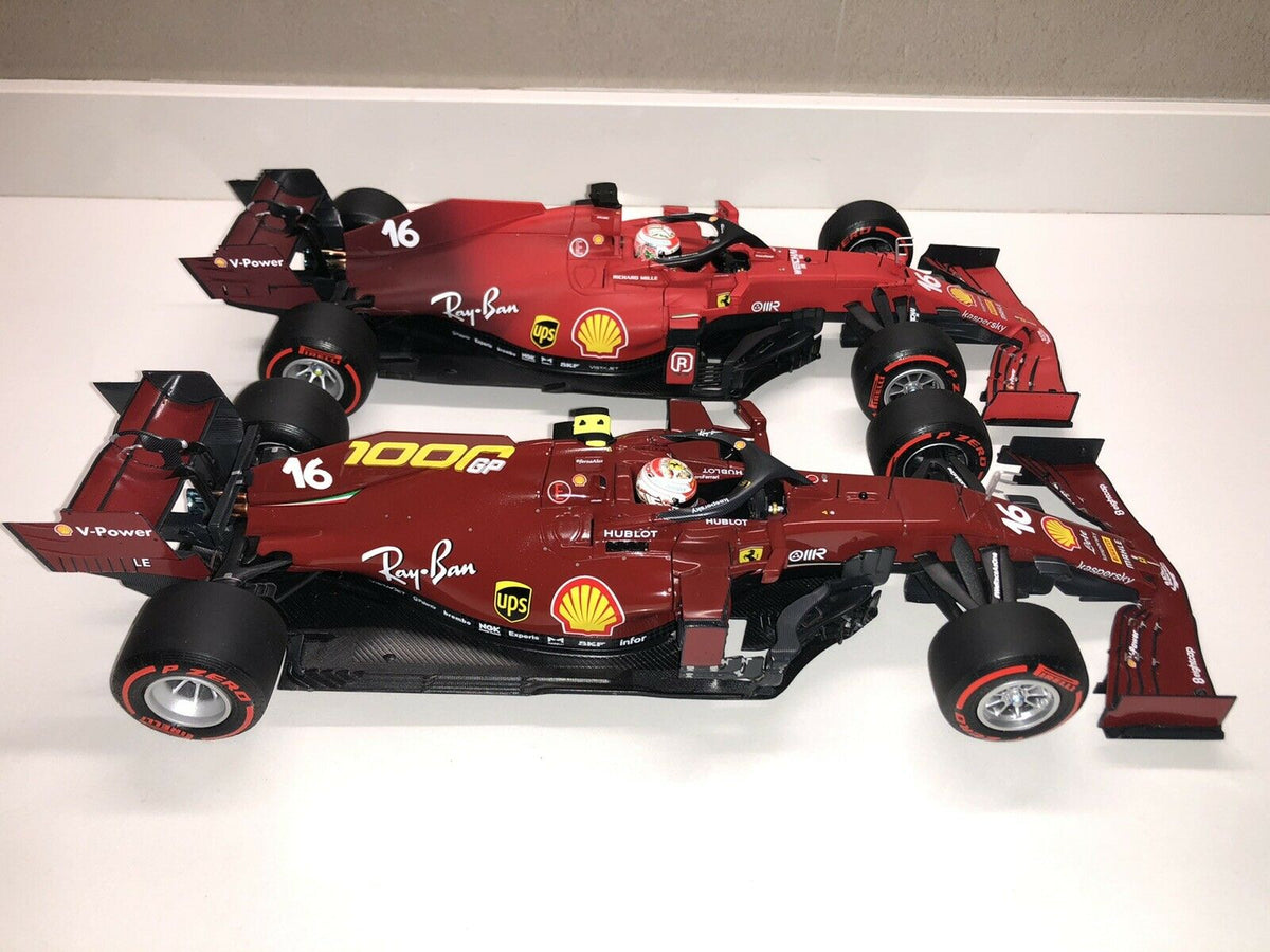 Ferrari SF21 + SF1000 1:18 - C. LECLERC - Polyfoam BBR