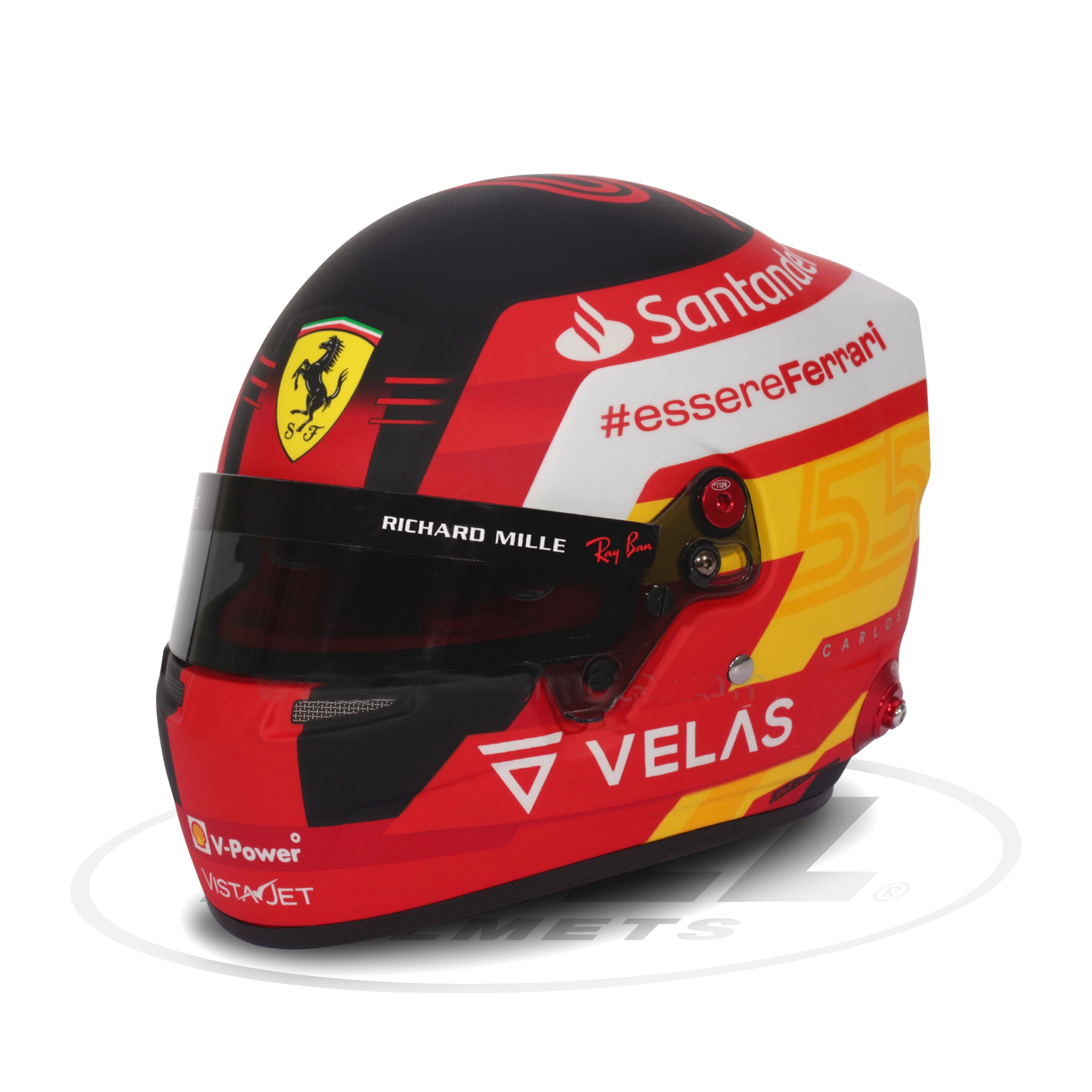 お見舞い Carlos Sainz Helmet 1/2 - 2022 - Bell – Triple Crown ModelStore スポーツ選手