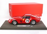 Ferrari- 250 GTO Coupe ch.3705gt n.19 2nd 24h LE MANS (1962) 1:18 Guichet - Noblet- With Showcase - BBR