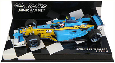 F1 RENAULT R23 Jarno TRULLI au 1/18 de HOT WHEELS MATTEL F1 RENAULT R23 Jarno TRULLI au 1/18 de HOT WHEELS MATTEL