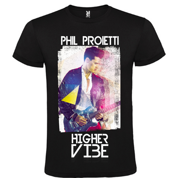 Phil Proietti Shirt "Higher Vibe" Single Cover - Black