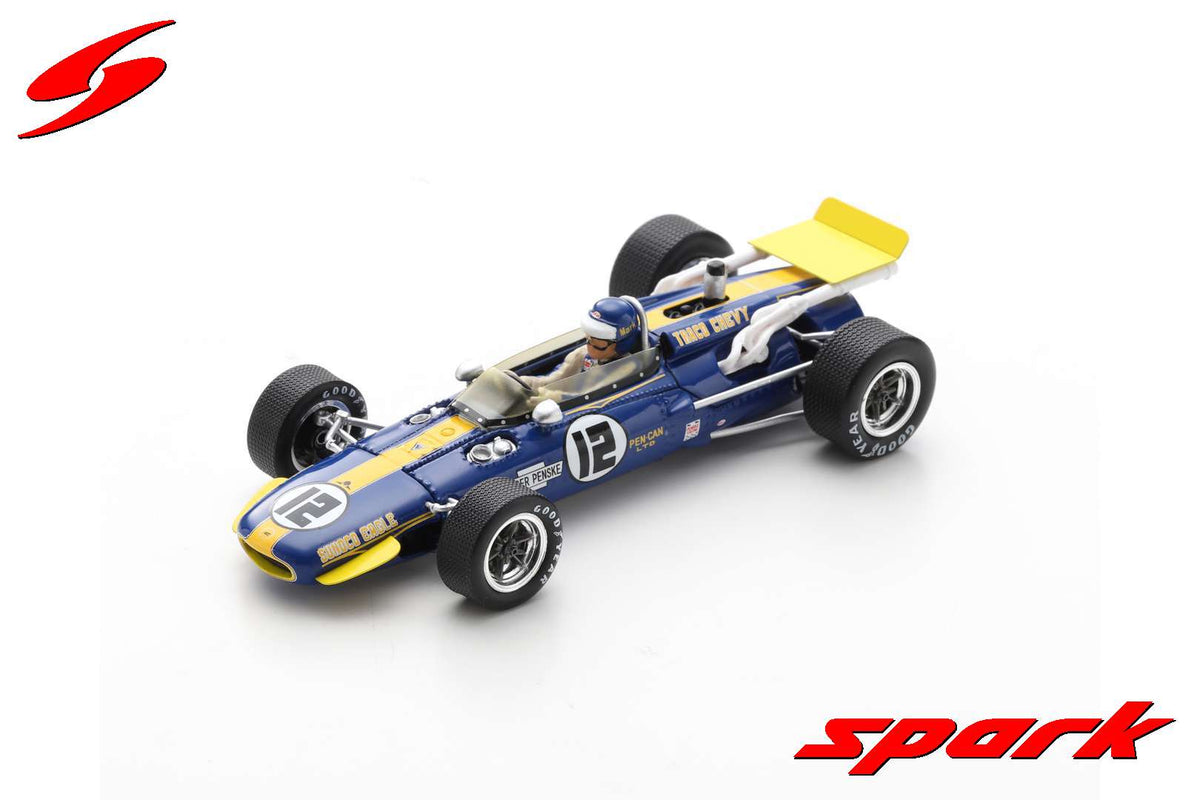 Eagle - F1 MK4 N 12 Riverside (1968) 1:43 - M.Donohue - Blue Yellow ...