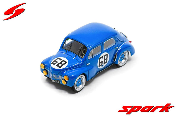 Renault - 4CV 1063 747cc S4 n.68 (1952) 1:43 - Team Rnu Renault - 24h Le Mans - E.De Regibus - M.Porta - Spark