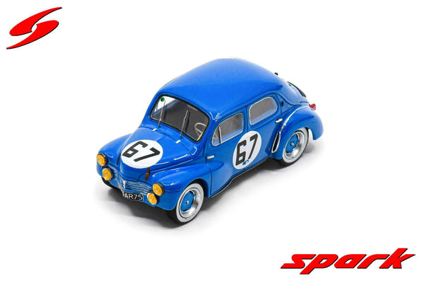 Renault - 4CV 1063 747cc S4 n.67 (1952) 1:43 - Team Rnu Renault- 24h Le Mans - J.Redele - G.Lapchin - Spark