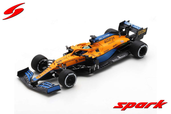 McLaren - MCL35M n.3 (2021) 1:43 -  Win. Italian GP - D. Ricciardo - With Pit Board - Spark